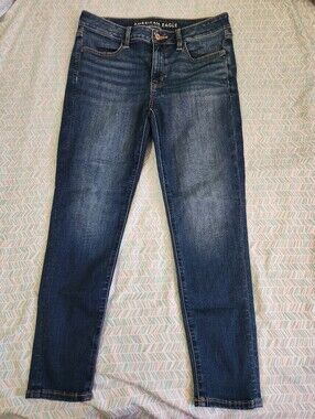 American Eagle Outfitters Women's Medium Blue Skinny Jeans